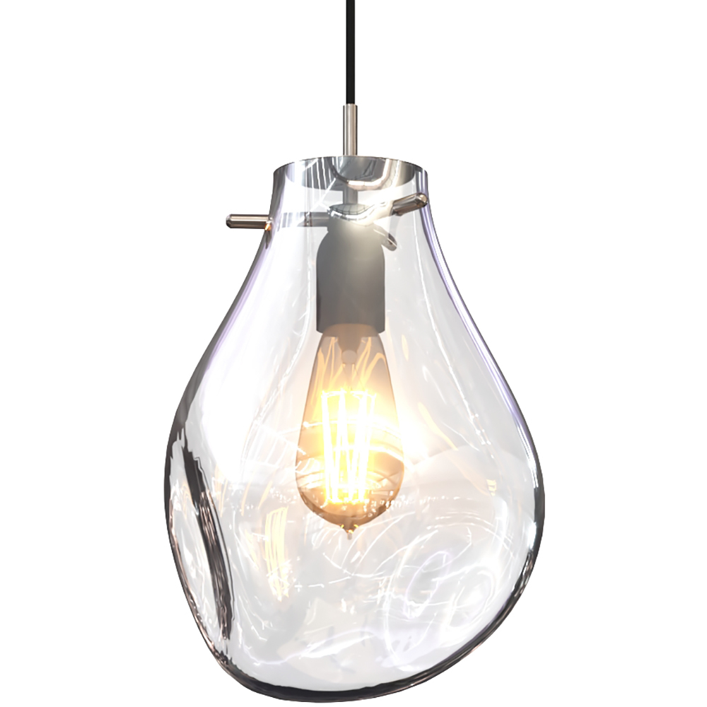  Buy Glass Ceiling Lamp - Design Pendant Lamp - Vera Transparent 60395 - in the EU