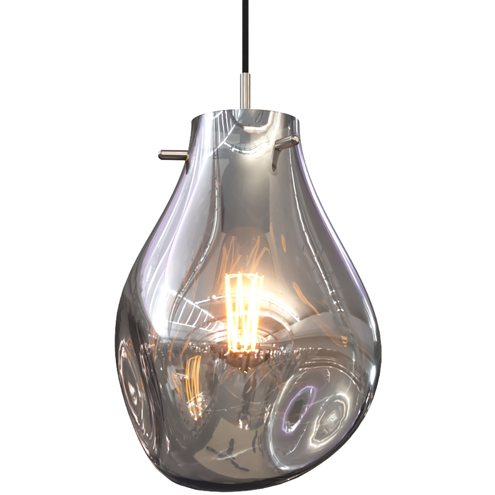  Buy Glass Ceiling Lamp - Design Pendant Lamp - Vera Smoke 60395 - in the EU