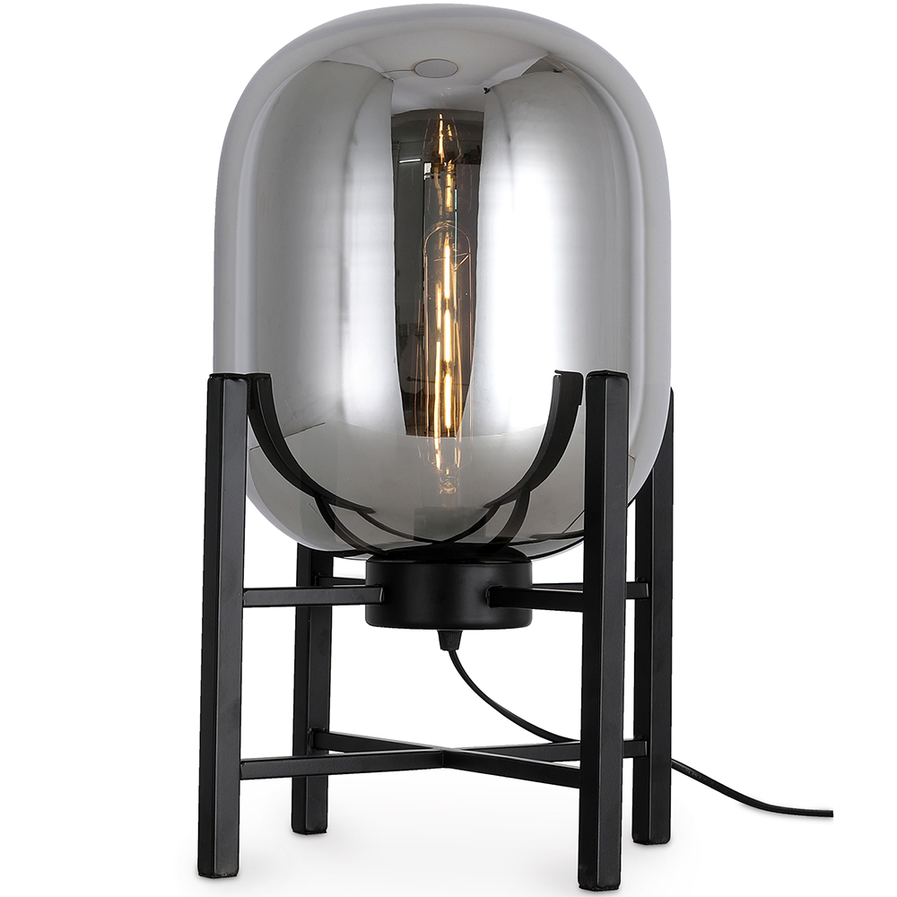  Buy Table Lamp - Designer Living Room Lamp - Grau Smoke 60396 - in the EU