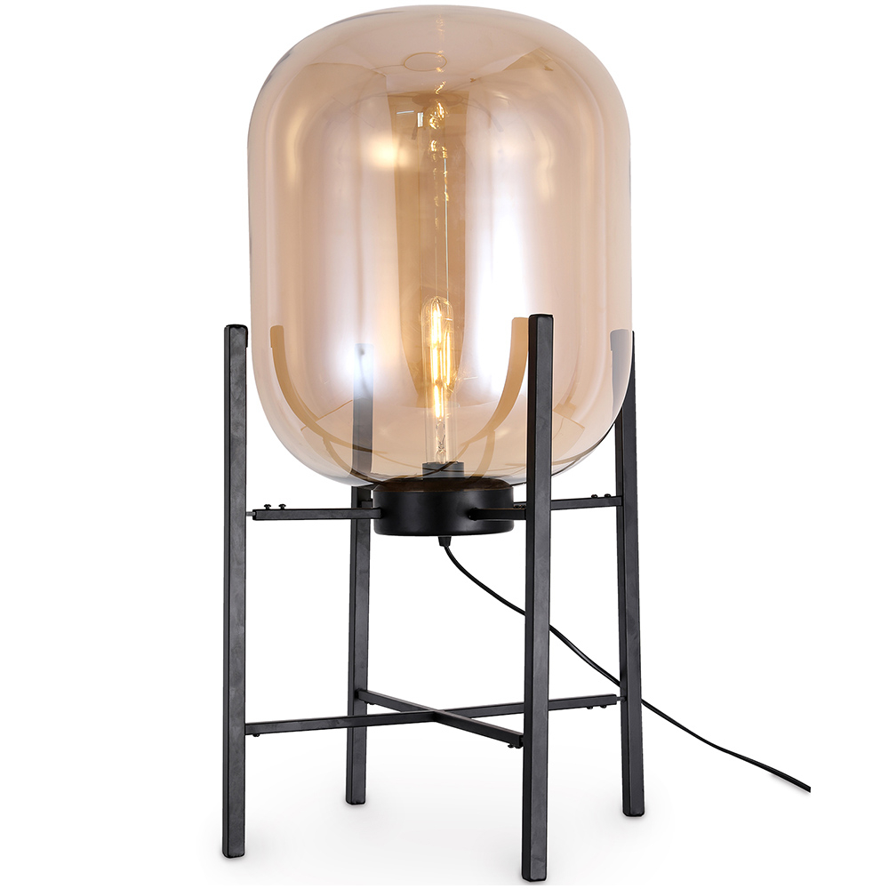  Buy Design Floor Lamp - Living Room Lamp - Large - Grau Amber 60398 - in the EU