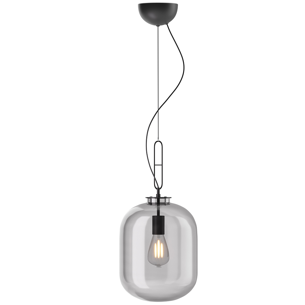  Buy Crystal Ceiling Lamp - Designer Pendant Lamp - Grau Smoke 60401 - in the EU