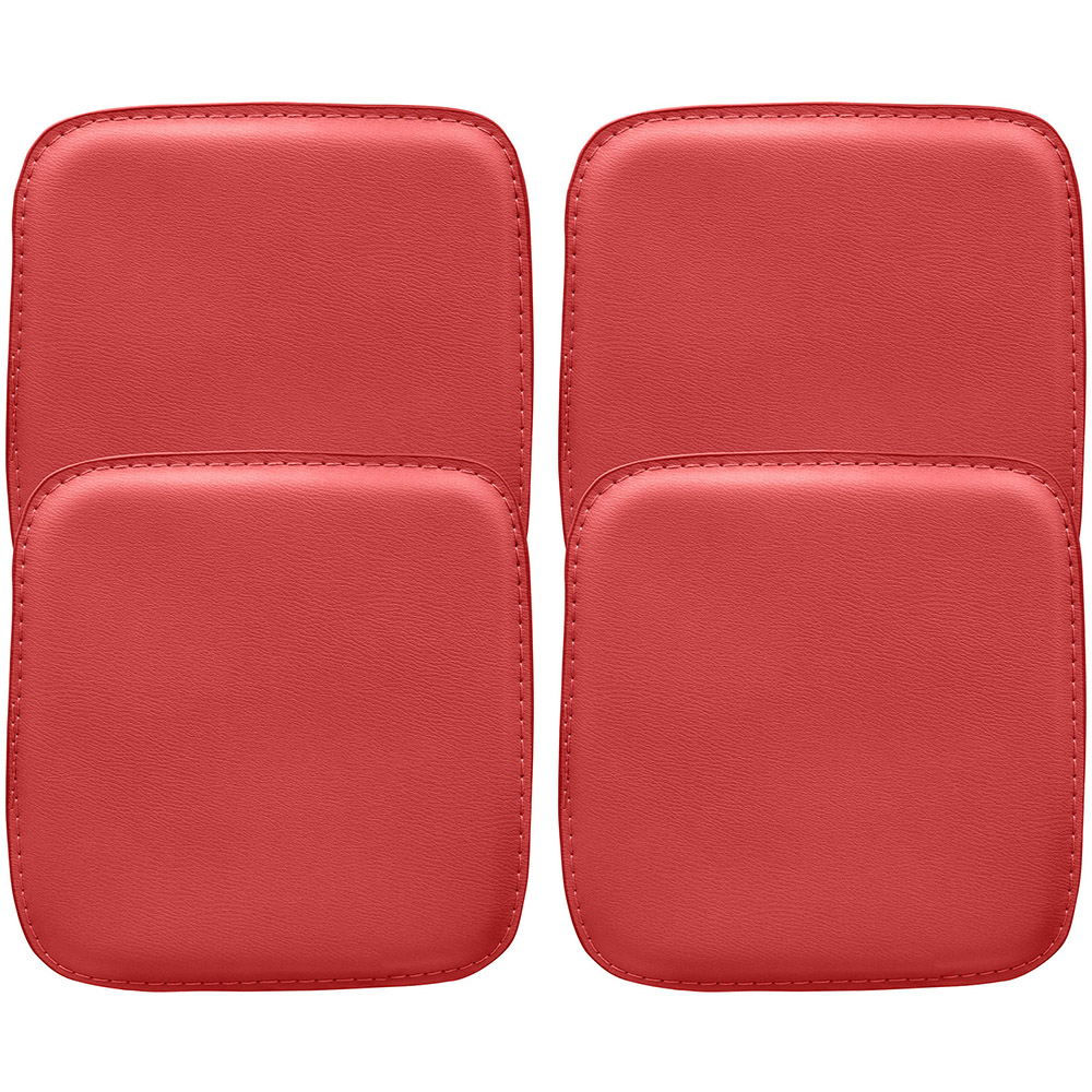  Buy Pack of 4 Magnetic Cushions for Stool - Faux Leather - Stylix Red 60464 - in the EU