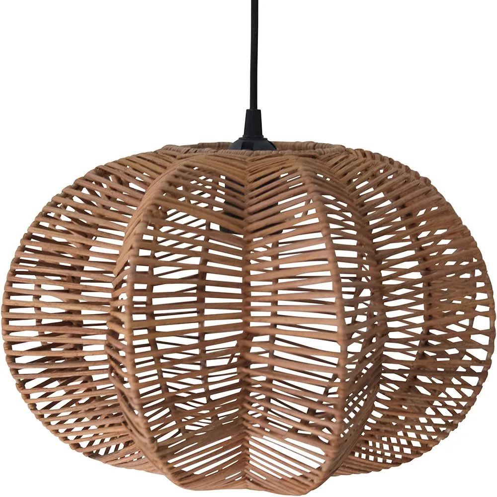 Rattan Ceiling Lamp - Boho Bali Design Pendant Lamp - Pya image 8