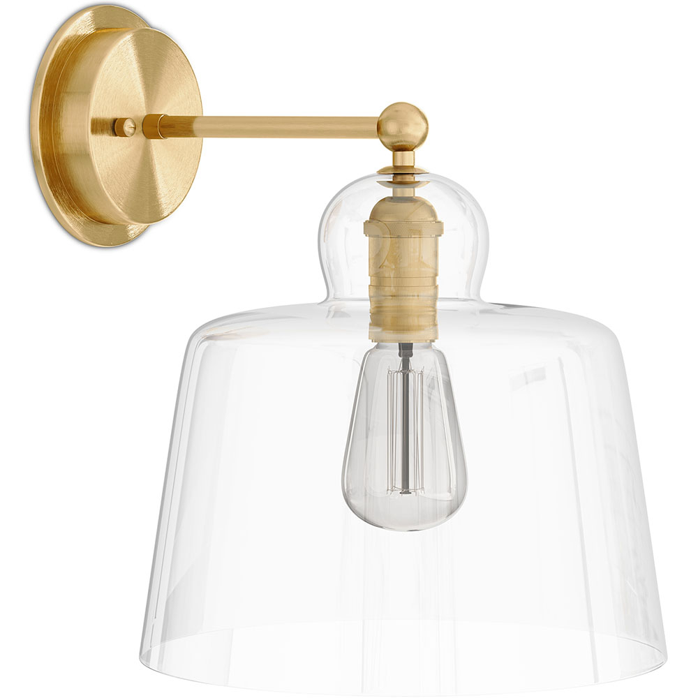  Buy Lamp Wall Light - Gold Metal and Crystal - Sabela Transparent 60526 - in the EU