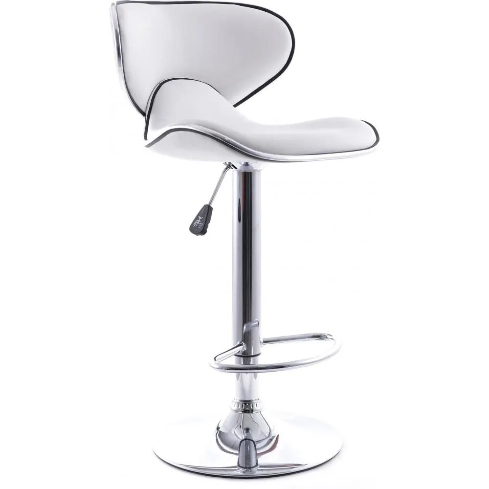 Swivel Barstool with Backrest - Curve Back image 8