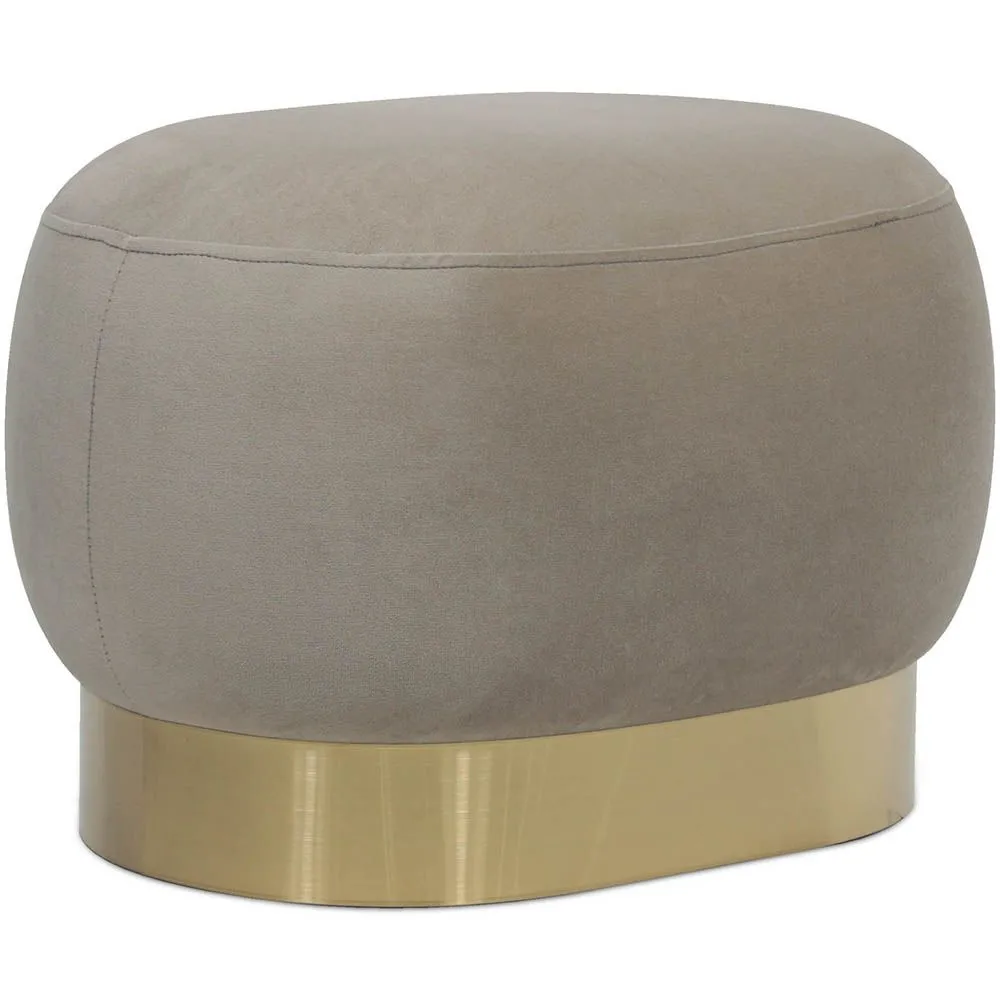 Pouf - Velvet and Metal - Luxe image 8