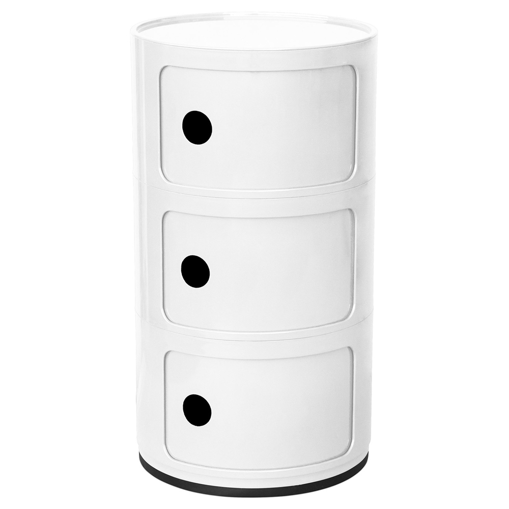  Buy Storage Container - 3 Drawers - New Caracas 3 White 60607 - in the EU