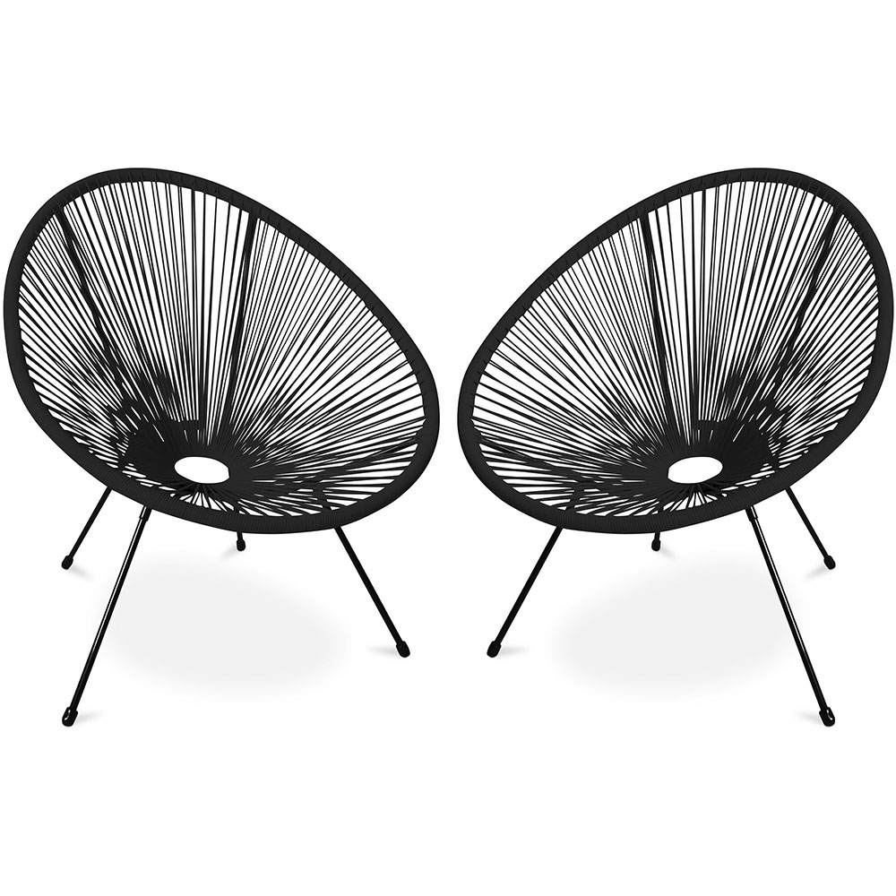  Buy Pack Acapulco Chair x2 - Black Legs - New edition Black 60611 - in the EU
