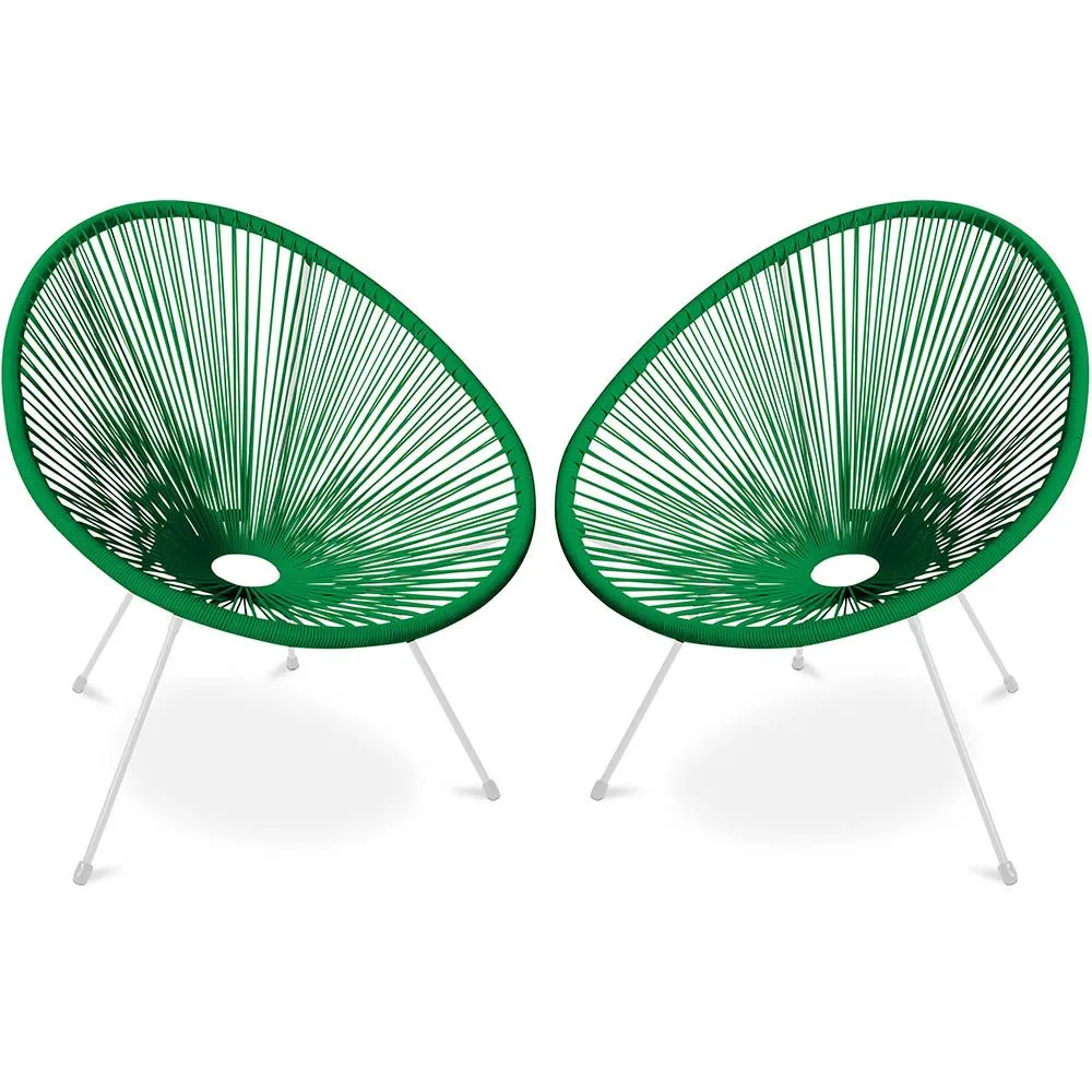 Pack Acapulco Chair - White Legs x2 - New edition image 8