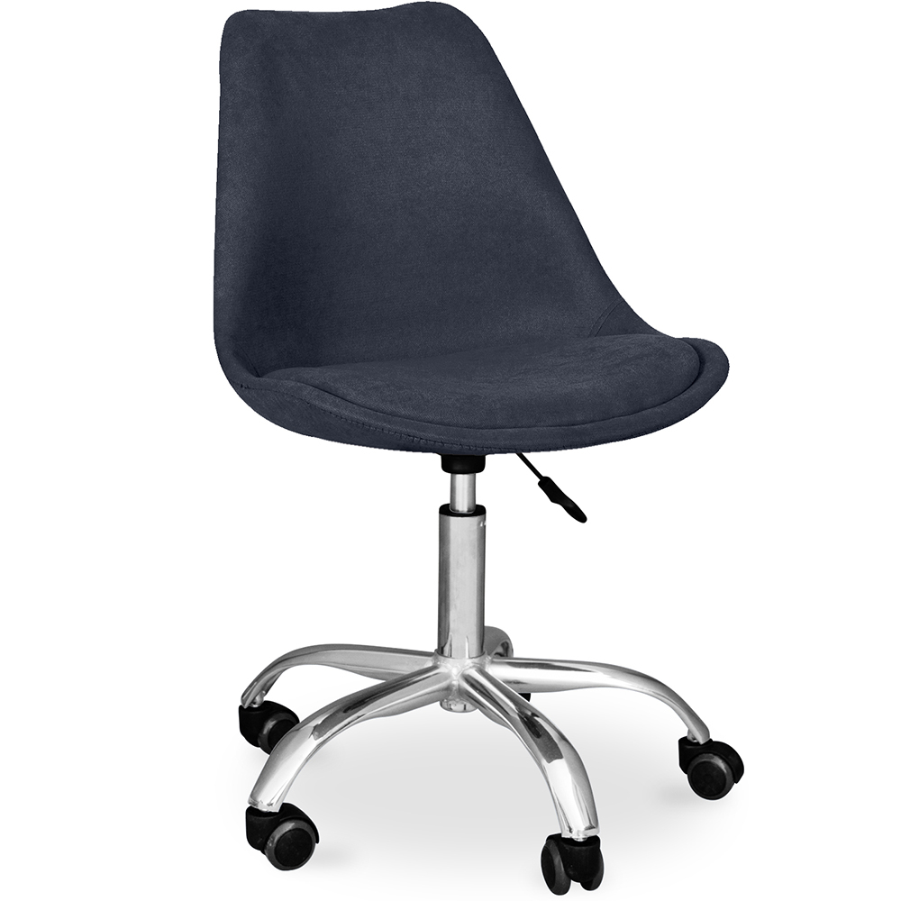  Buy Upholstered Desk Chair with Wheels - Tulip Dark grey 60613 - in the EU