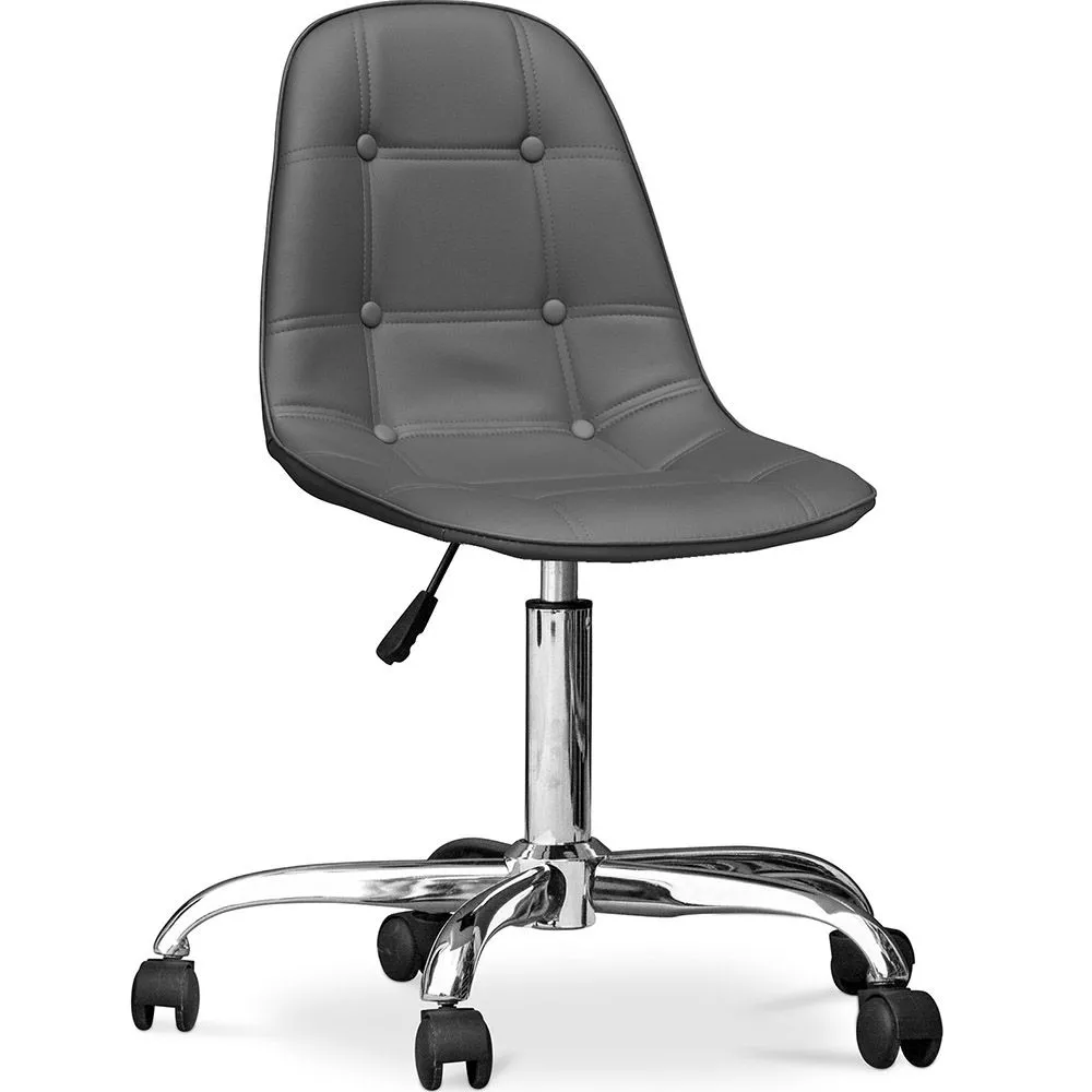 Desk Chair with Wheels - Upholstered - Fery image 8