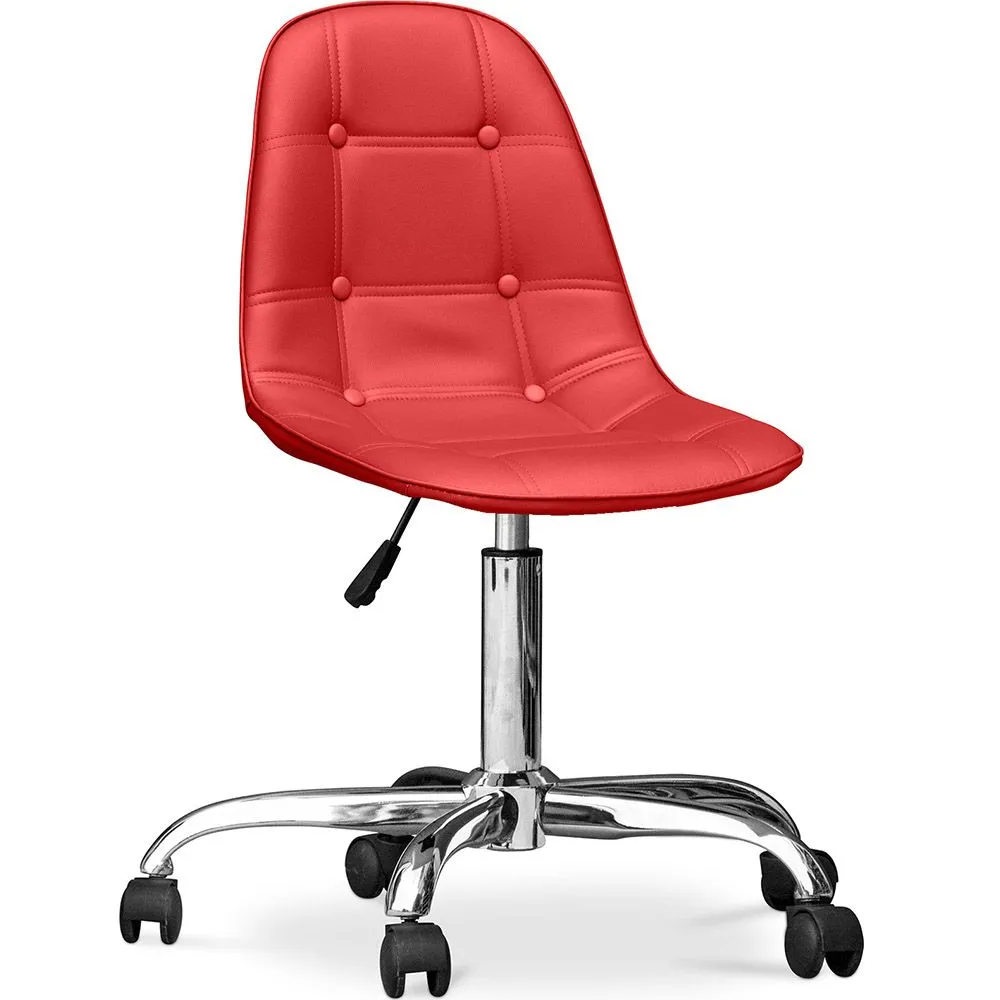 Desk Chair with Wheels - Upholstered - Fery image 8