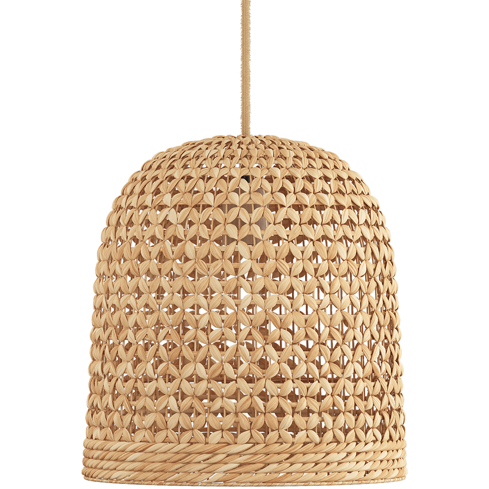  Buy Rattan Ceiling Lamp - Boho Bali Design Pendant Lamp - 30cm- Rava Natural 60634 - in the EU