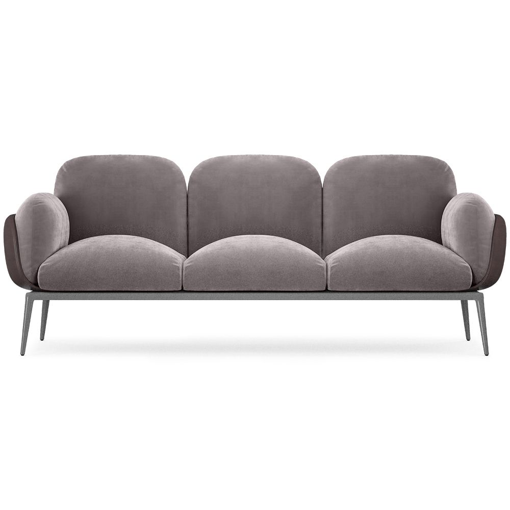 3-Seater Sofa - Upholstered in Velvet - Vandan image 8