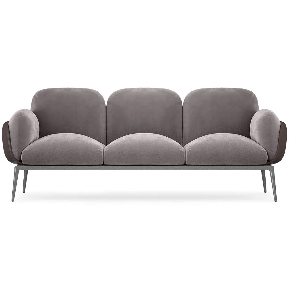 3-Seater Sofa - Upholstered in Velvet - Vandan image 8
