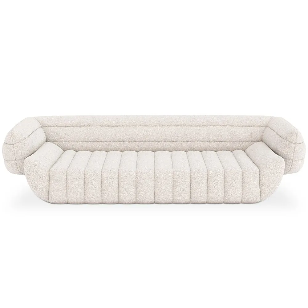 Bouclé Fabric Upholstered Sofa - 3/4 Seats - Caden image 8