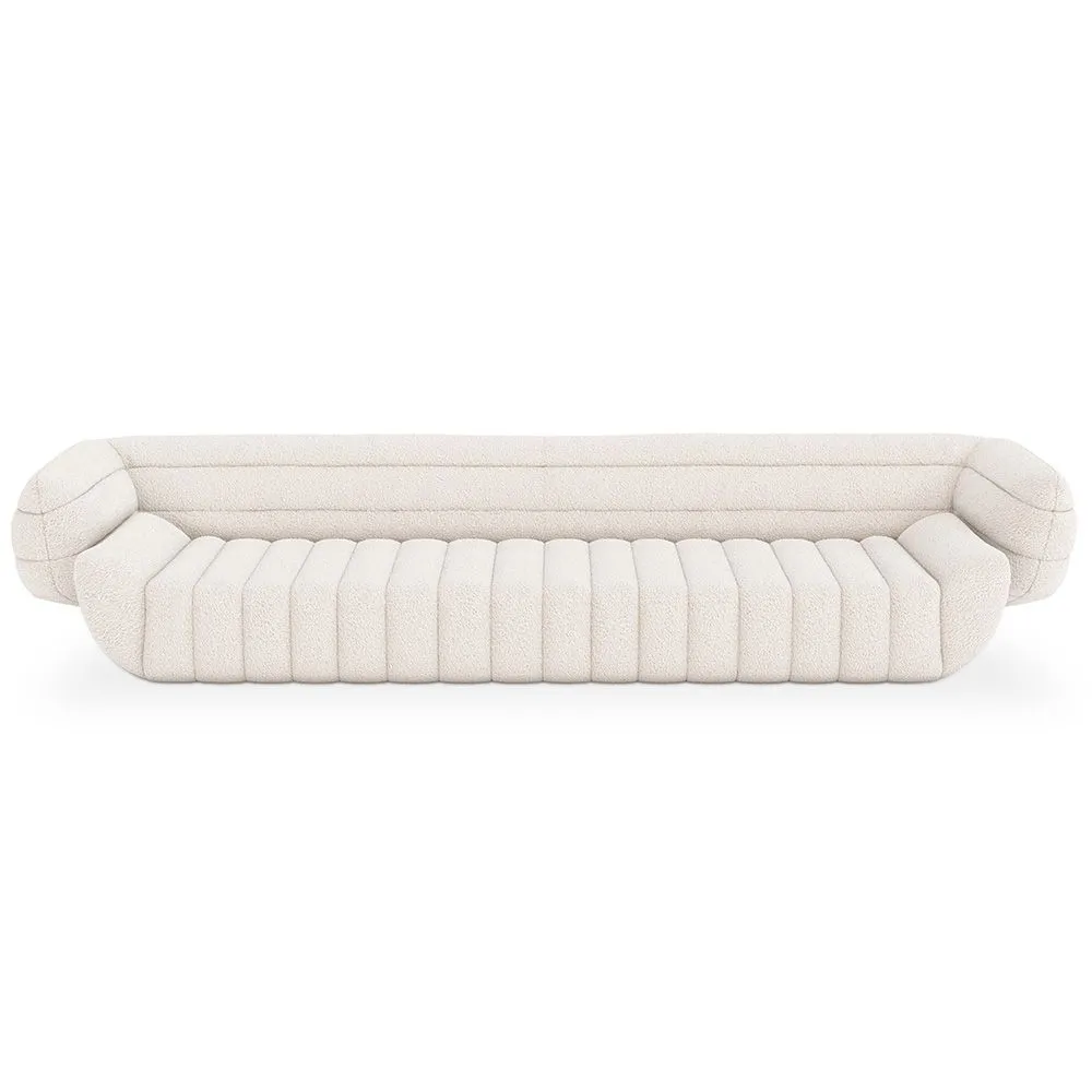 Boucle Fabric Upholstered Sofa - 4/5 Seats - Caden image 8