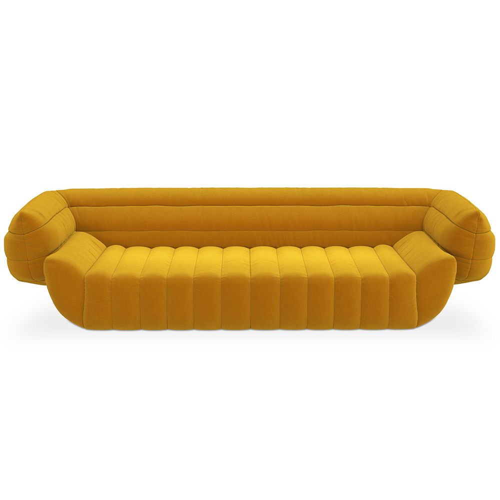 Velvet Upholstered Sofa - 3/4 seats - Caden image 8