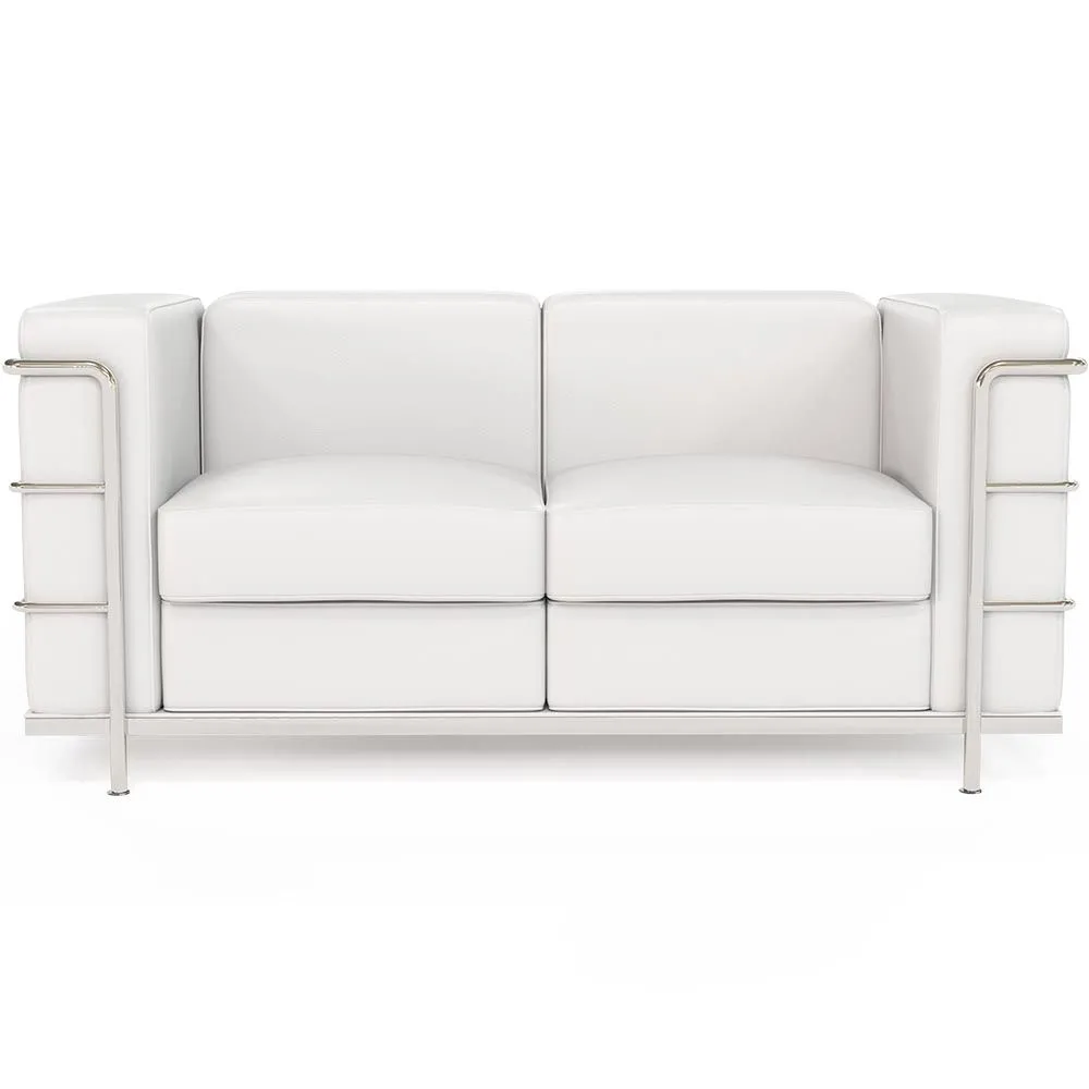 2-Seater Sofa - Upholstered in Vegan Leather - Lecur image 8