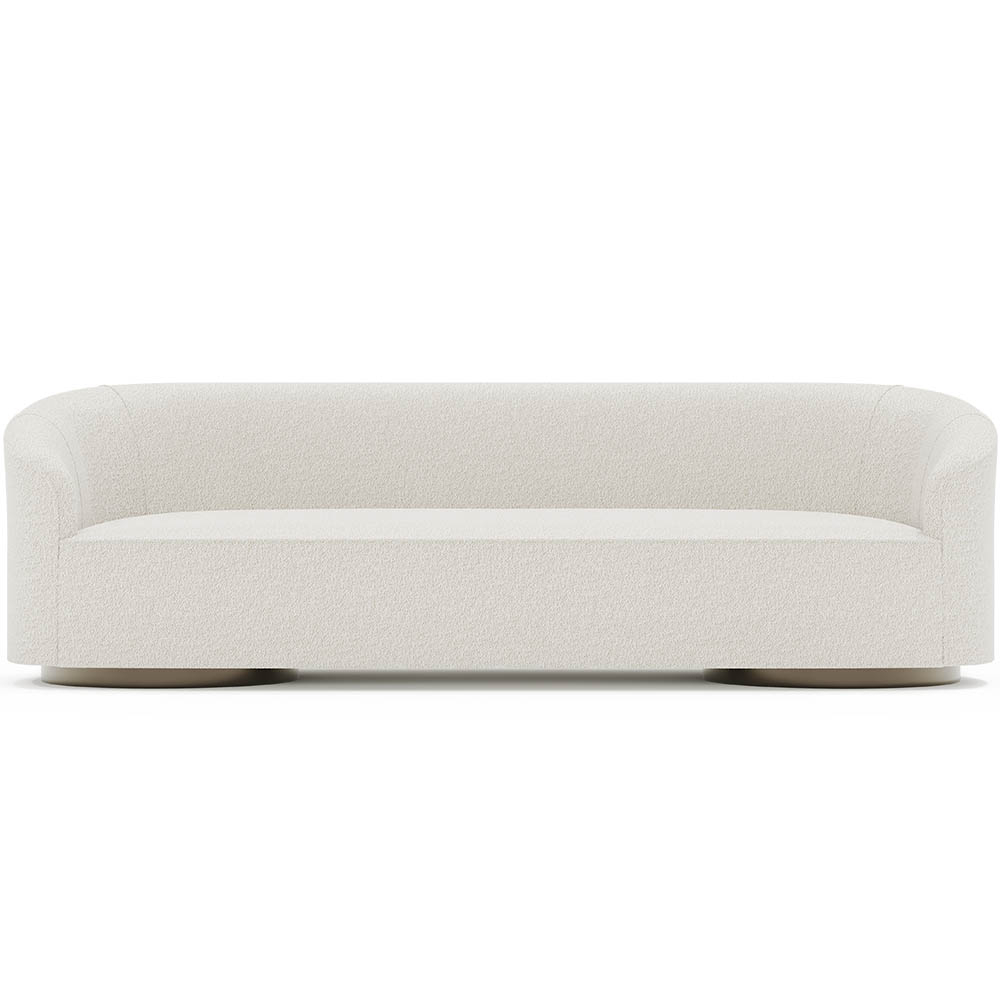  Buy 4/5 Seater Sofa - Bouclé Fabric Upholstery - Herina White 60662 - in the EU