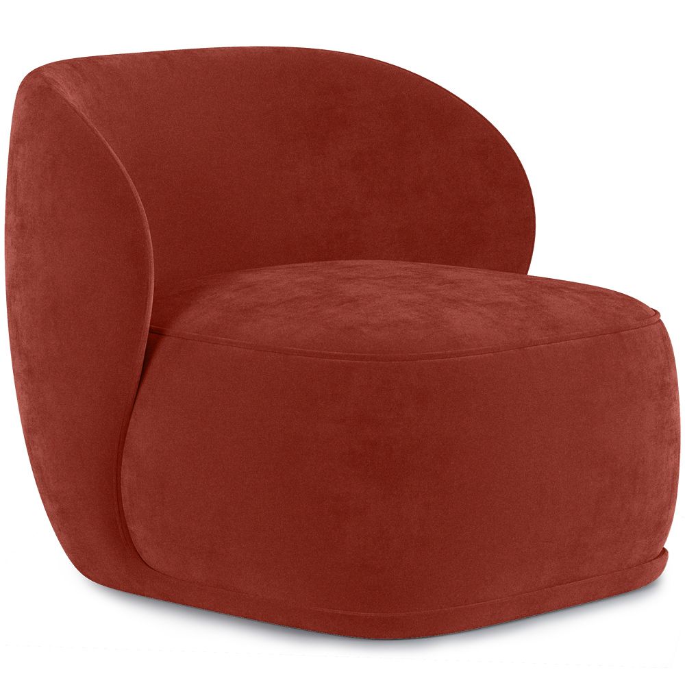 Velvet Upholstered Armchair - Mykel image 8