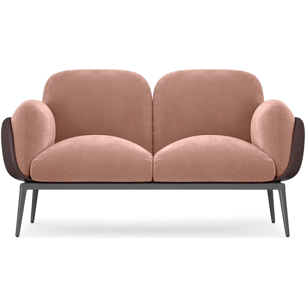  Buy 2-Seater Sofa - Upholstered in Velvet - Vandan Cream 60651 - in the EU