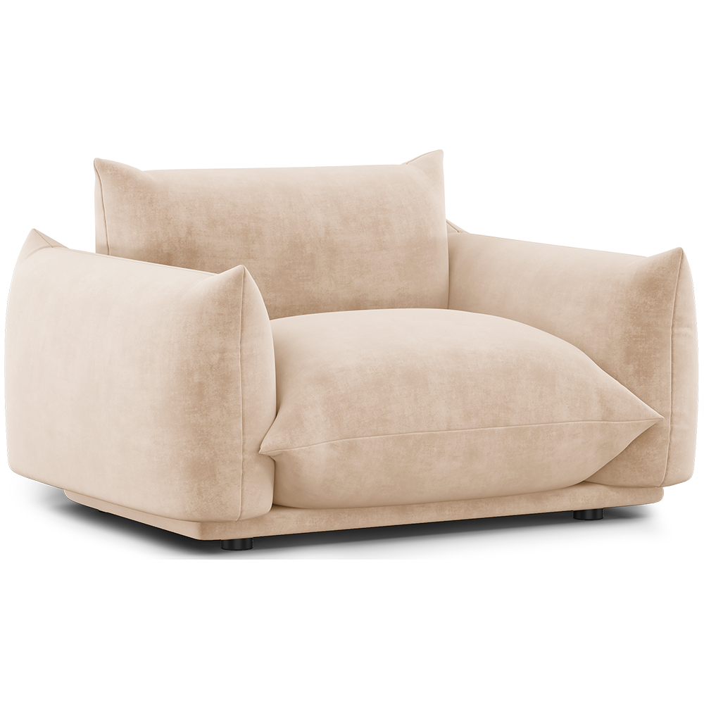  Buy Armchair - Velvet Upholstery - Wers Beige 61011 - in the EU