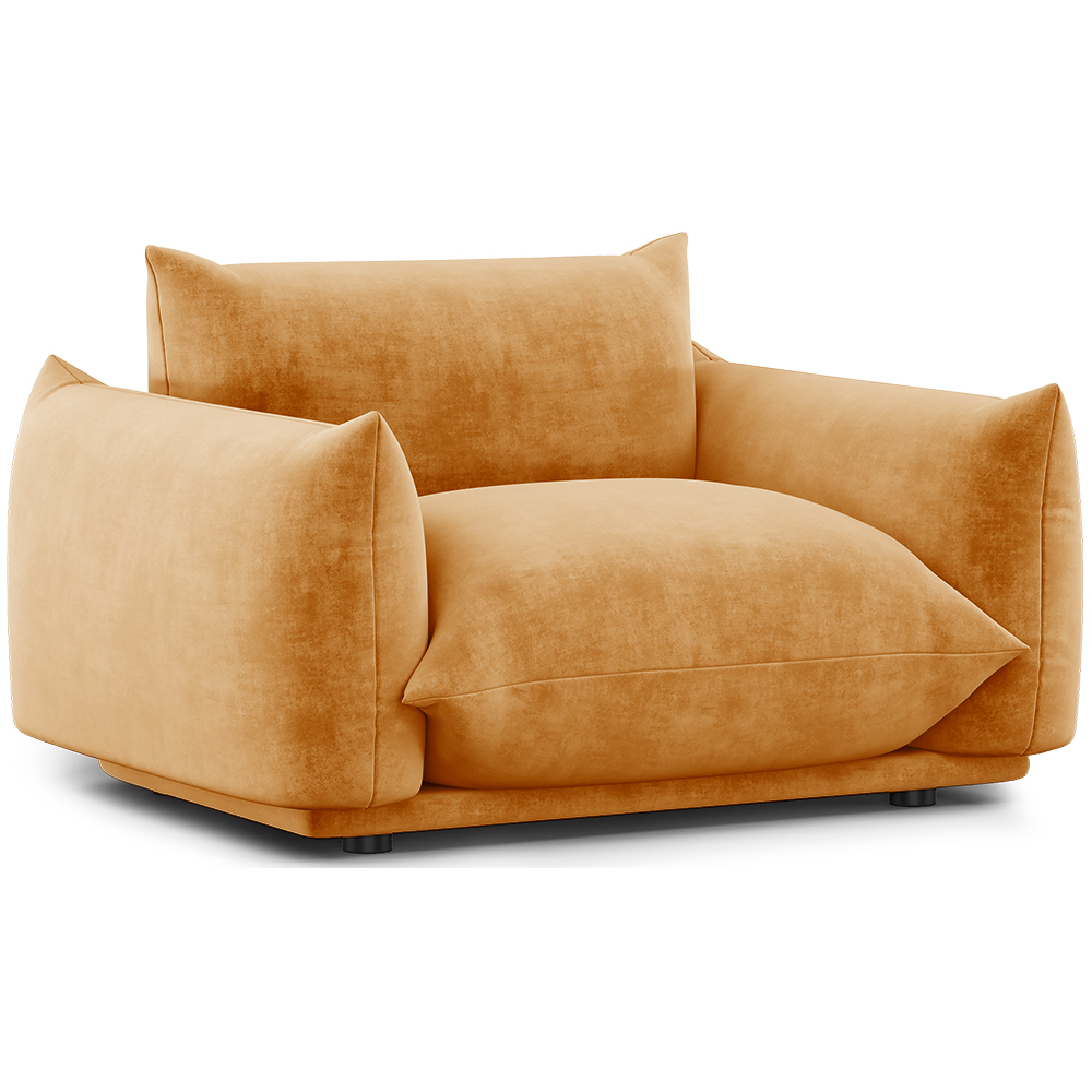  Buy Armchair - Velvet Upholstery - Wers Mustard 61011 - in the EU