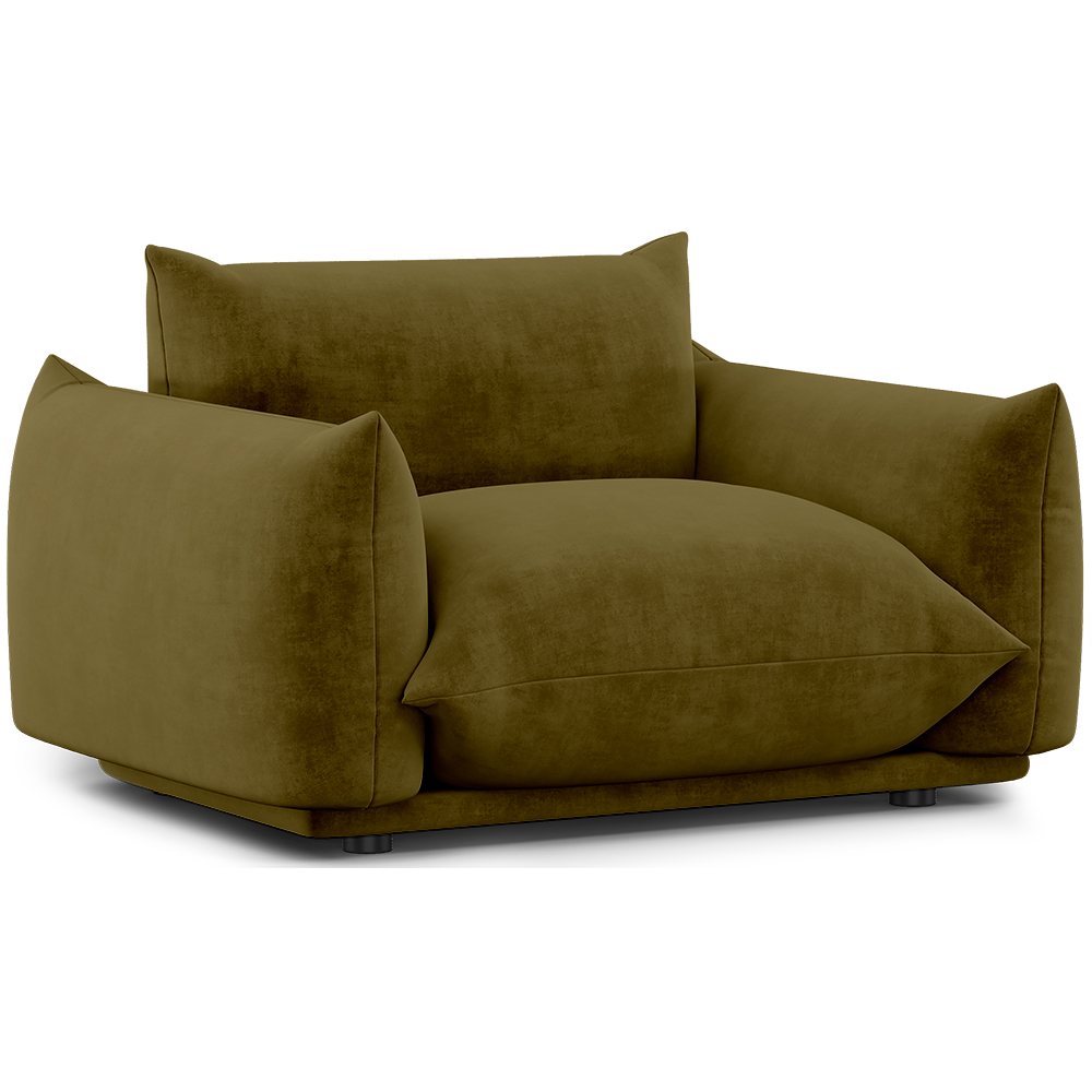  Buy Armchair - Velvet Upholstery - Wers Olive 61011 - in the EU