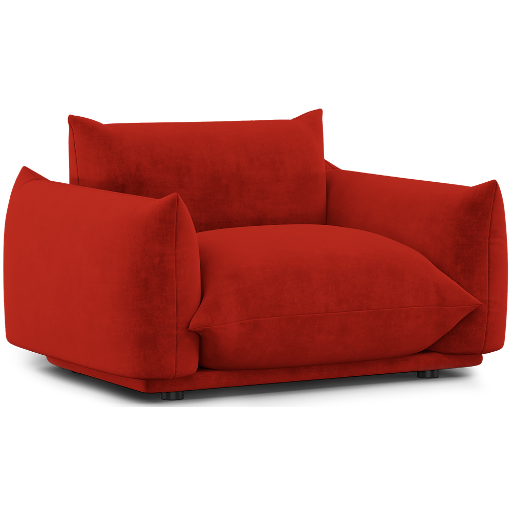  Buy Armchair - Velvet Upholstery - Wers Red 61011 - in the EU