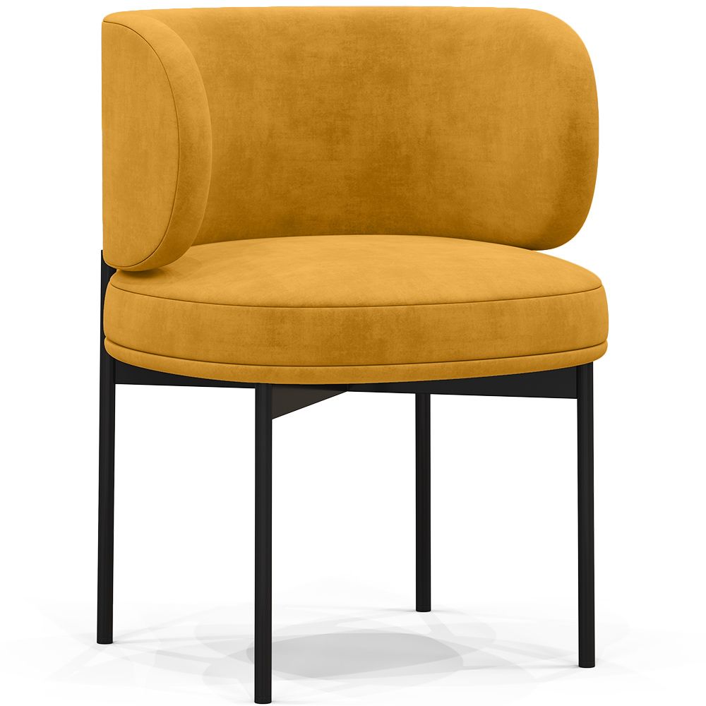 Dining Chair - Upholstered in Velvet - Loraine image 8