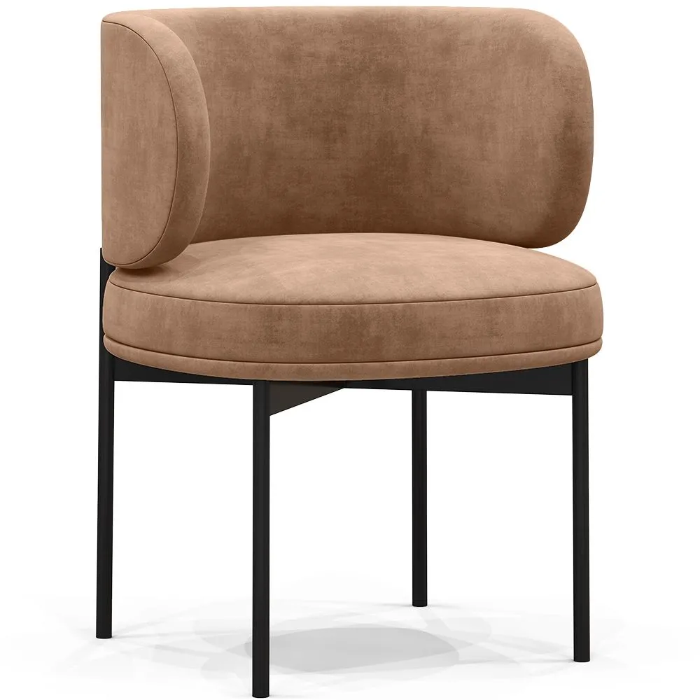 Dining Chair - Upholstered in Velvet - Loraine image 8
