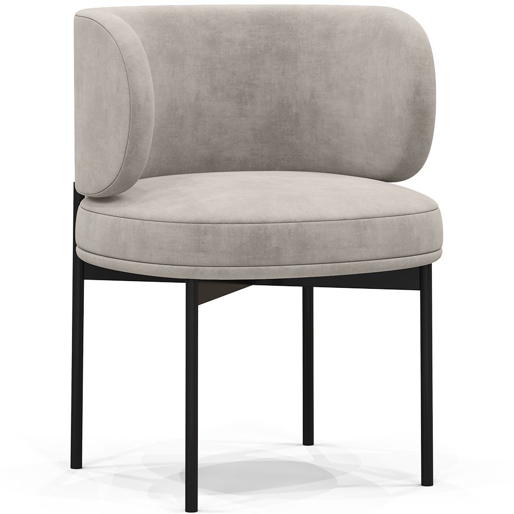 Dining Chair - Upholstered in Velvet - Loraine image 8