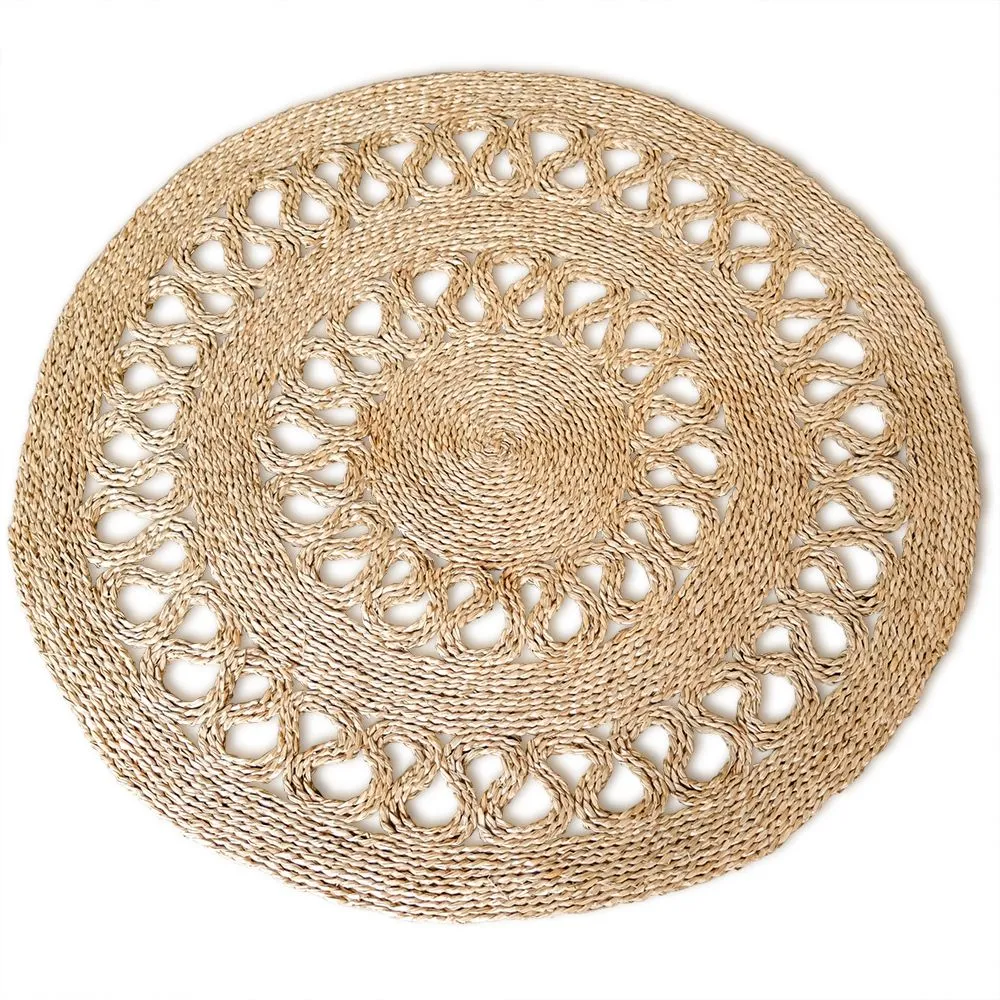 Round Jute Rug - Boho Bali - 150 CM - Ilya image 8