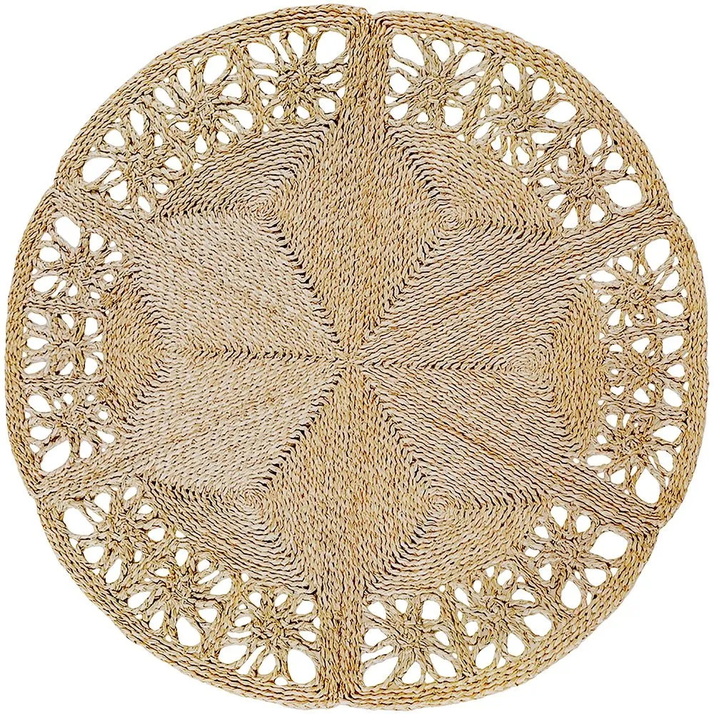 Round Jute Rug - Boho Bali - 150 CM - Bilú image 8