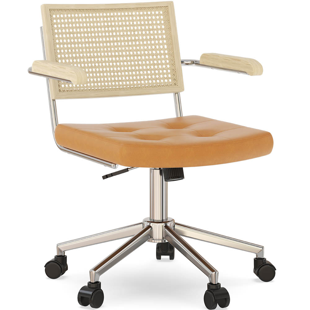  Buy Rattan Office Chair - Swivel - Goner Brown 61143 - in the EU