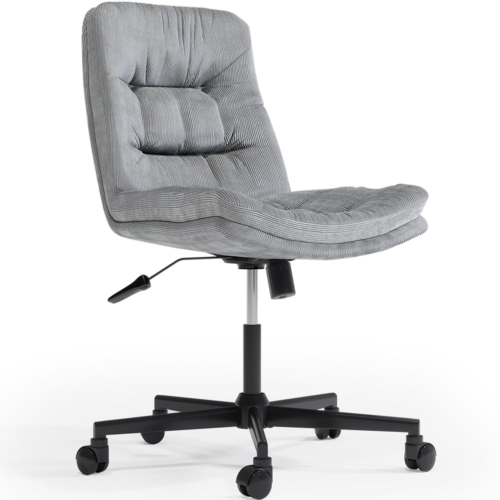  Buy Upholstered Office Chair - Swivel - Hera Light grey 61144 - in the EU