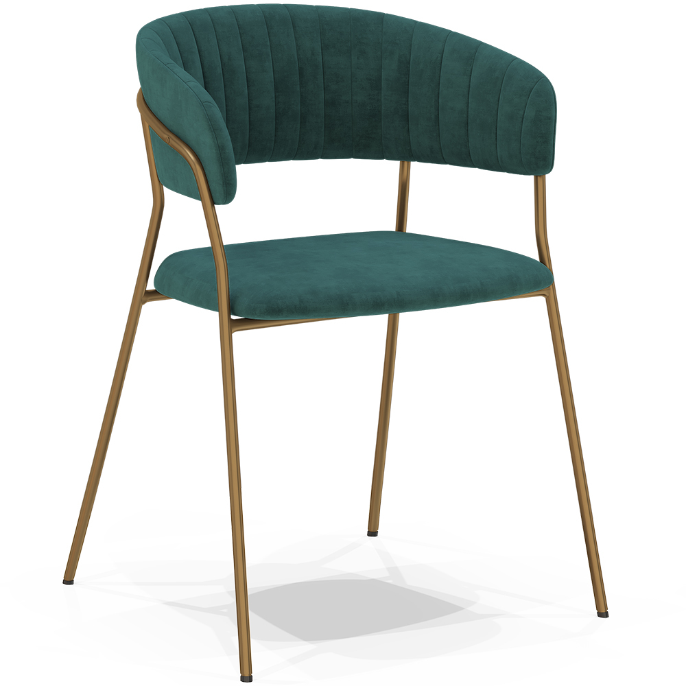  Buy Dining chair - Upholstered in Velvet - Gruna Dark green 61147 - in the EU