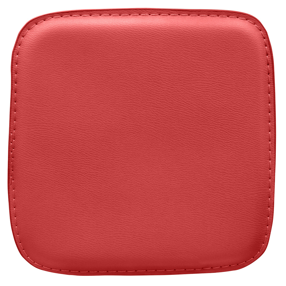  Buy Cushion for Square Stool - Faux Leather - Stylix Red 61221 - in the EU