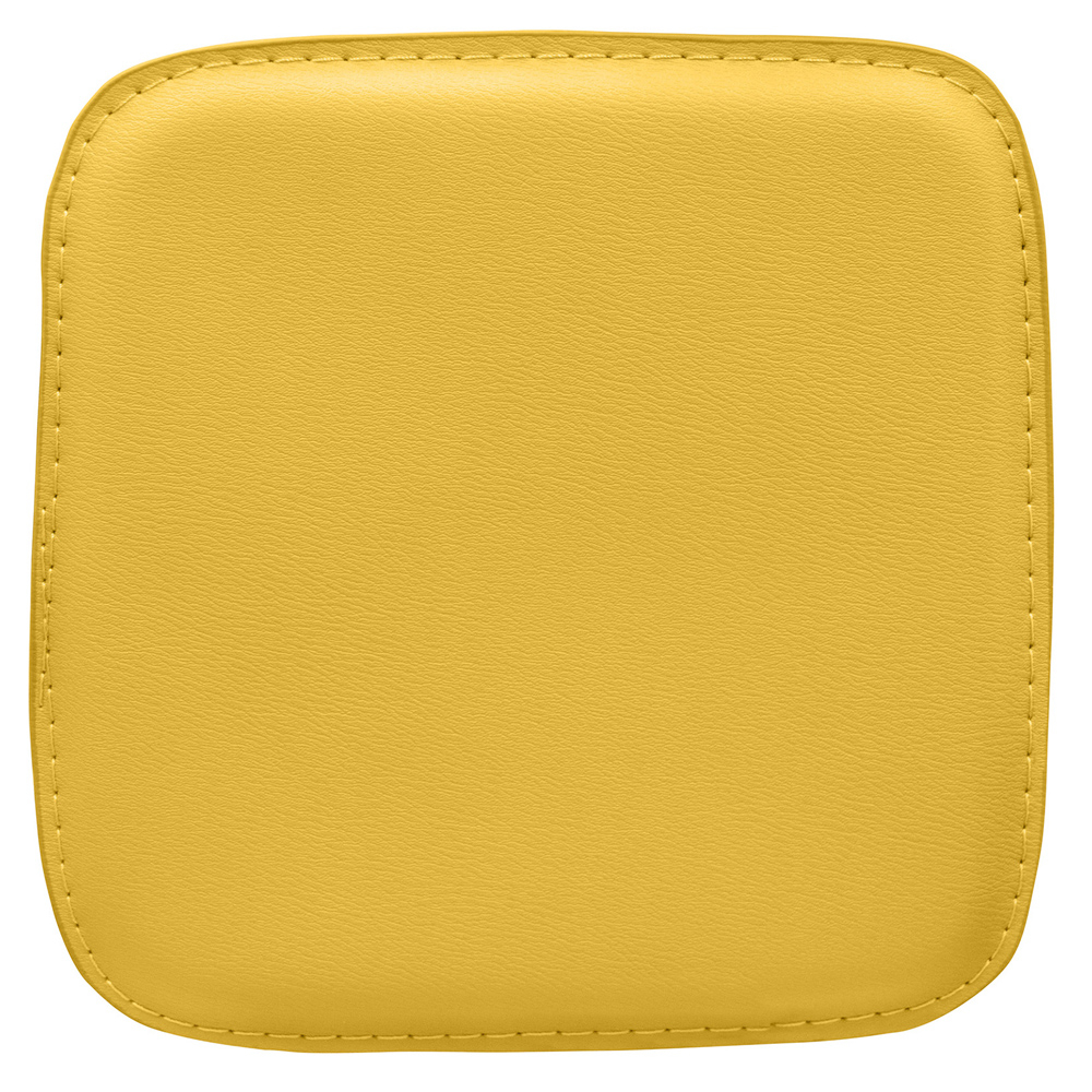  Buy Cushion for Square Stool - Faux Leather - Stylix Yellow 61221 - in the EU