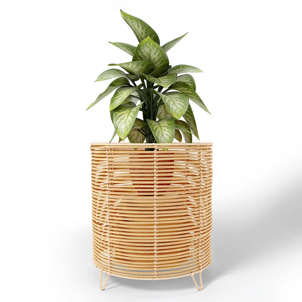 Round Floor Planter - Boho Style - 28 CM - Laers image 8