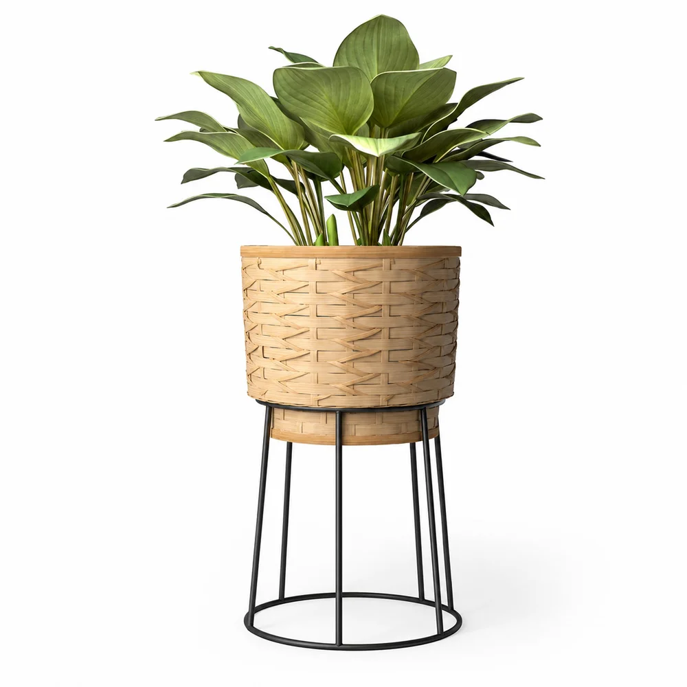 Round Floor Planter - Boho Style - Aventura image 8