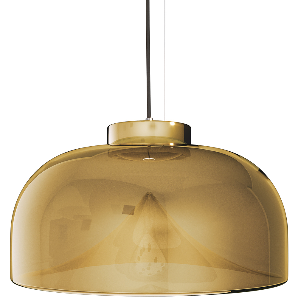  Buy Crystal Pendant Lamp - Modern Design - Grenda Amber 61266 - in the EU