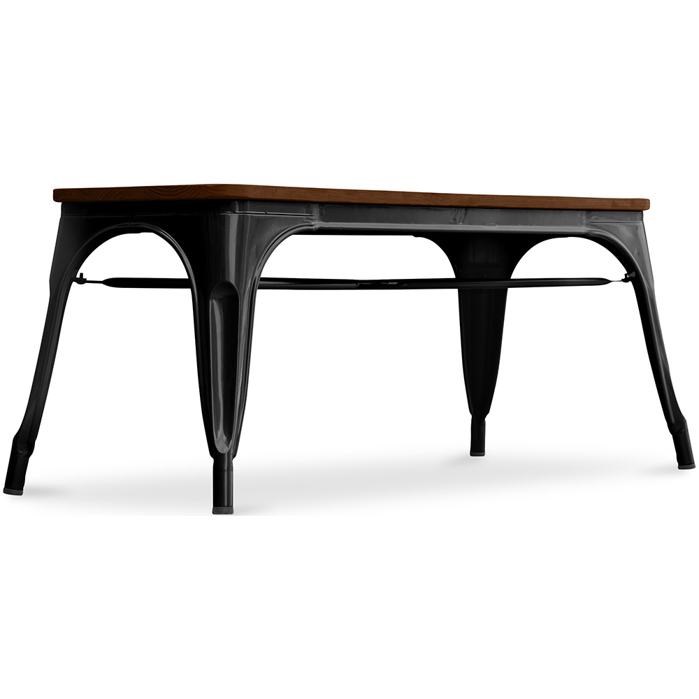  Buy  Industrial Design Bench - Wood and Metal - Stylix Black 58436 - in the EU