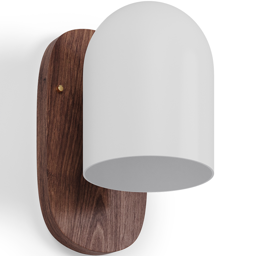 Buy Wooden and Metal Wall Sconce - Guee Brown 61274 - in the EU