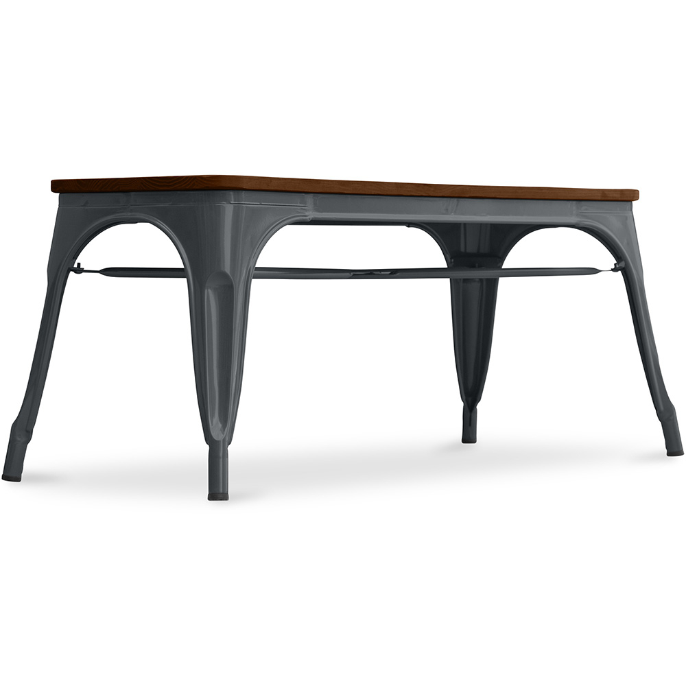  Buy  Industrial Design Bench - Wood and Metal - Stylix Dark grey 58436 - in the EU