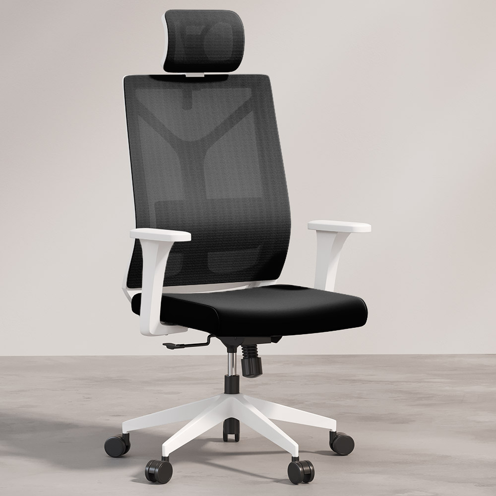  Buy Ergonomic Office Chair with Wheels and Armrests - Ergal Black 61280 - in the EU