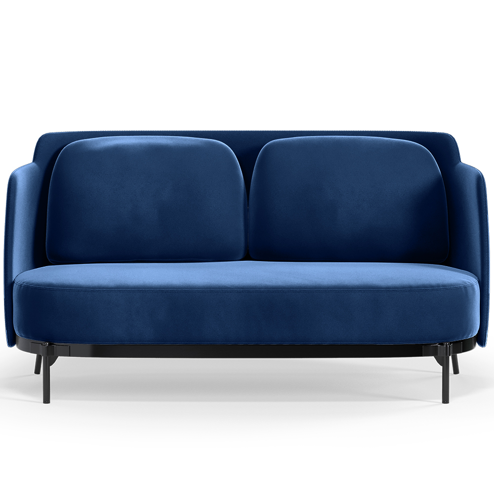  Buy Two-Seater Sofa - Upholstered in Velvet - Terrec Dark blue 61002 - in the EU