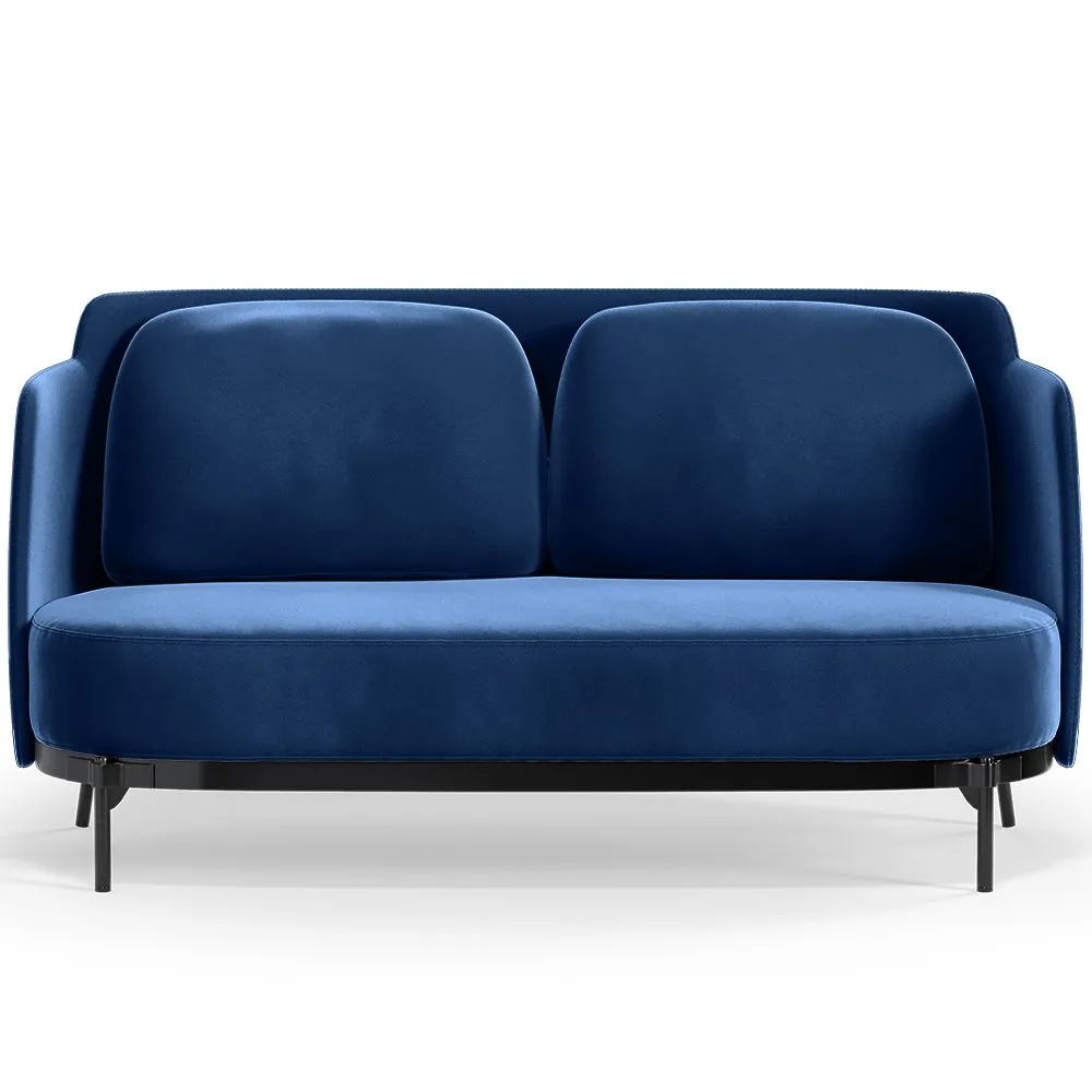 Two-Seater Sofa - Upholstered in Velvet - Terrec image 8