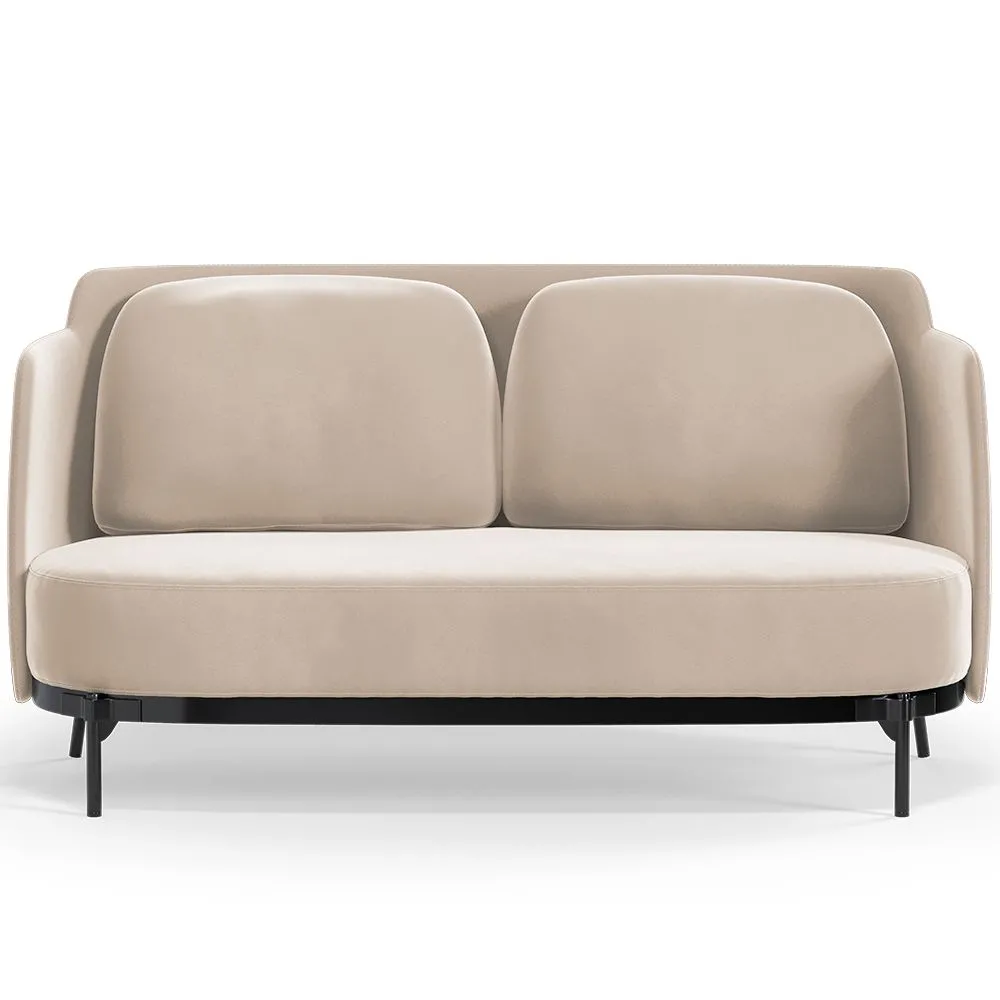 Two-Seater Sofa - Upholstered in Velvet - Terrec image 8